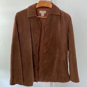 J. Crew leather jacket small